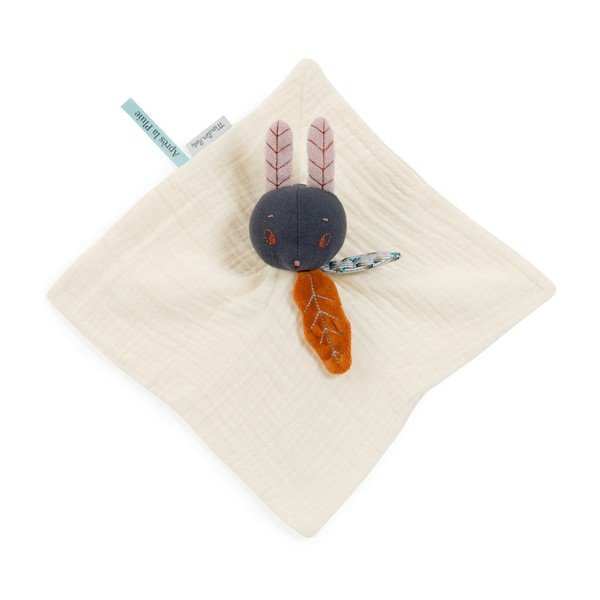 Kreem kaisutekk Rabbit Lune - Moulin Roty-image-1