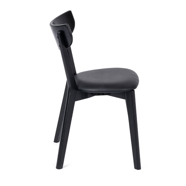 Mustad tammepuust söögitoolid Arch - Bonami Essentials-image-1