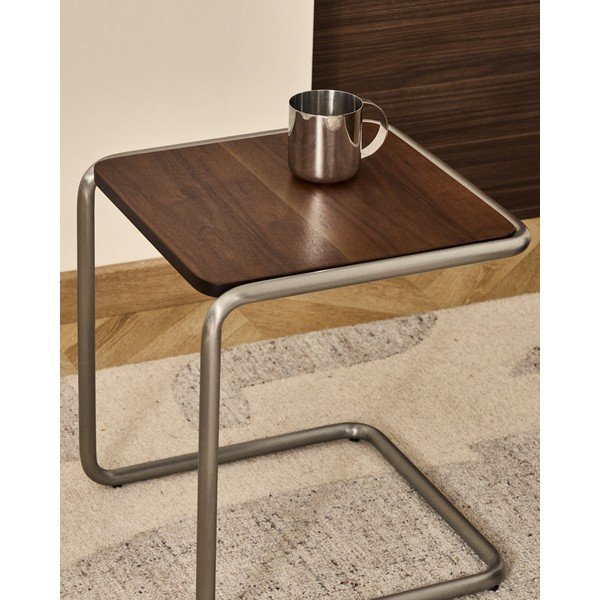 Hõbedane roostevabast terasest kruus Nirela - Kave Home-image-2