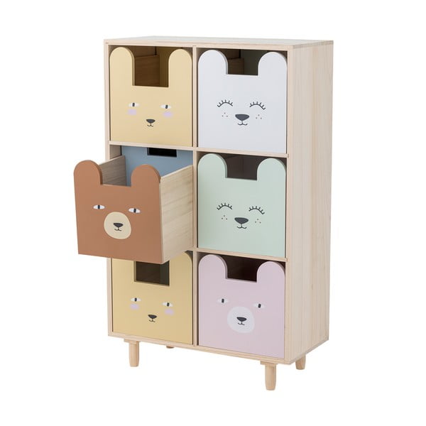 Madal laste sahtlitega kapp 25,5x88,5 cm Calle - Bloomingville Mini-image-3