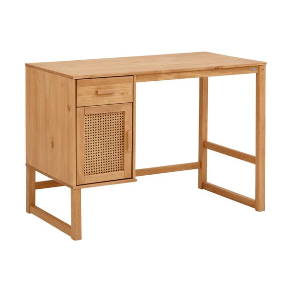 Töölaud männipuidust 60x110 cm Jolene - Støraa-image-1