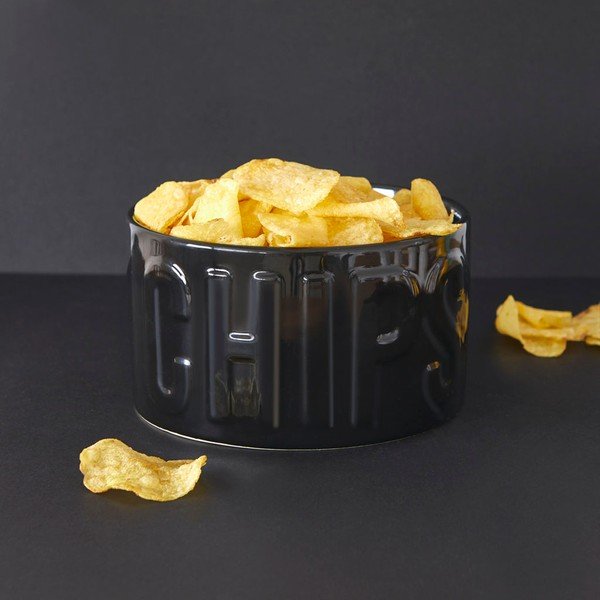 Must keraamiline serveerimiskauss 1 l Chips - Balvi-image-1