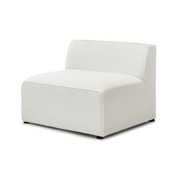 Valge buklee kangast diivanimoodul (keskmine osa) Megeve - Bobochic Paris-image-3