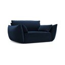 Tumesinine sametist tugitool Vanda - Mazzini Sofas