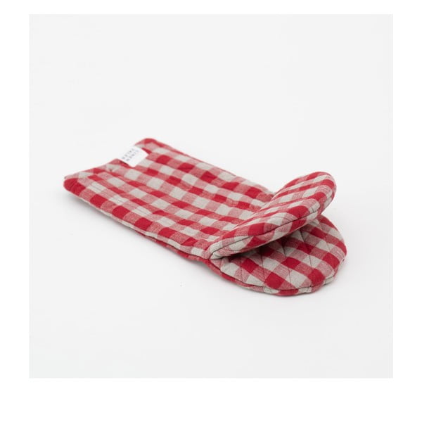 Linane pajalapp Red Gingham - Linen Tales