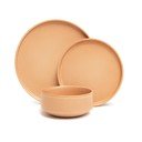 12-osaline oranž kivikeraamikast nõude komplekt Malia - Bonami Selection