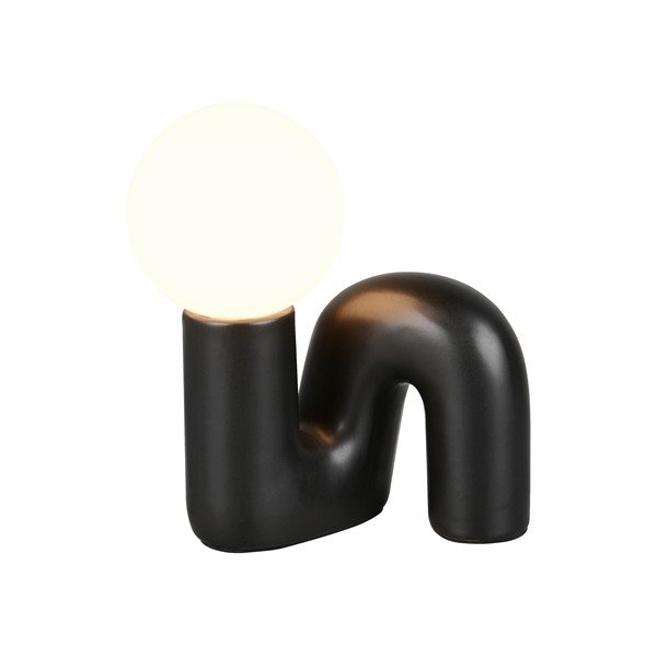 Must keraamiline lauavalgusti (kõrgus 21,5 cm) Quinn - Reality-image-2