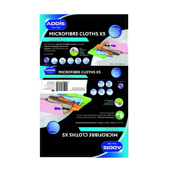 Komplekt 5 premium mikrokiudlapiga rätikuga - Addis-image-2