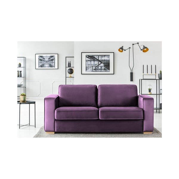 Fialová trojmístná pohovka Cosmopolitan design Chicago-image-1