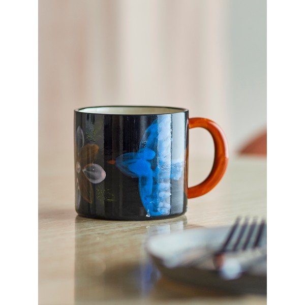 Mustad/beežid keraamilised kruusid komplektis (2 tk), 300 ml Maricala - Bloomingville-image-2