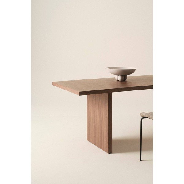 Söögilaud pähklipuust dekoratsiooniga 90x210 cm Aspelund - Jotex-image-2