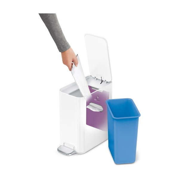 Terasest prügikast 5 l - simplehuman-image-3