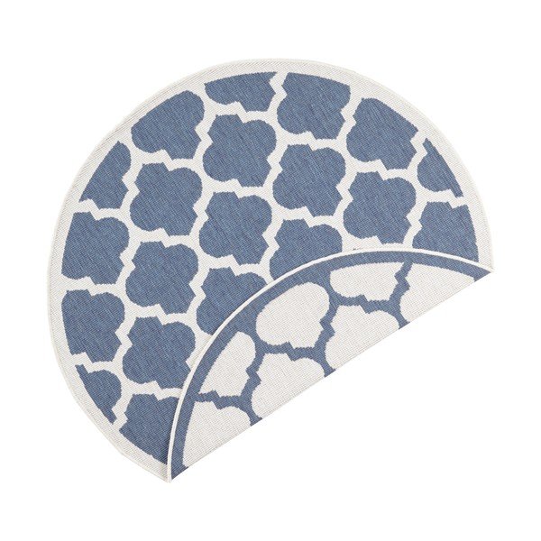 Sinine ja kreemikas õuevaip , ⌀ 200 cm Palermo - NORTHRUGS-image-2