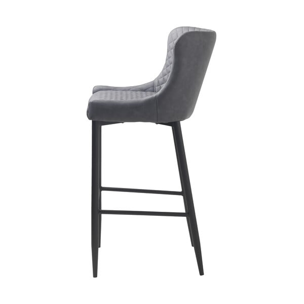 Hall kunstnahast baaritool (istme kõrgus 77 cm) Ottowa – Unique Furniture-image-4