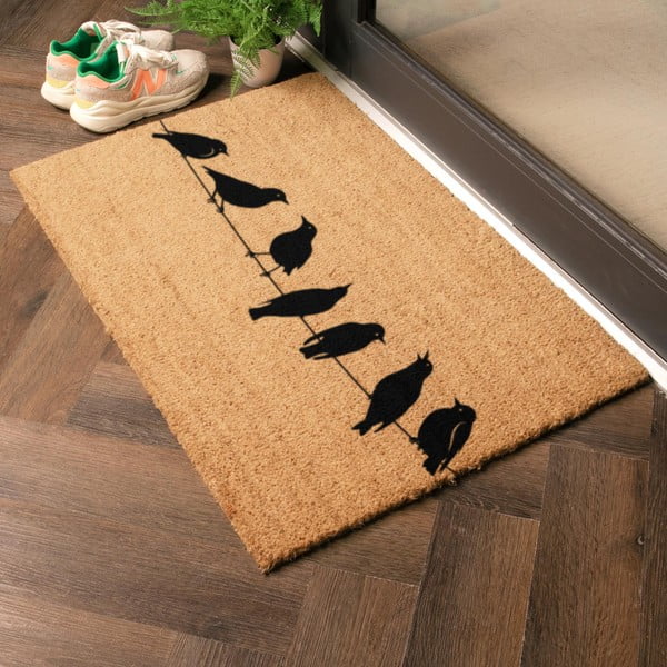 Uksematt 60x90 cm Birds On a Wire - Artsy Doormats-image-1