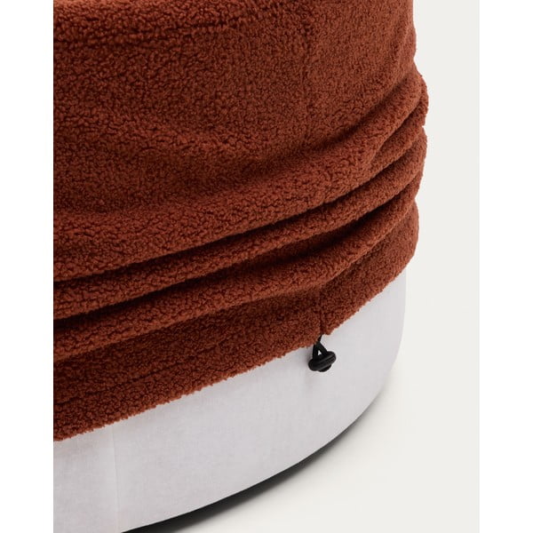 Terrakottapunane bukleekangast tumba Kaeli - Kave Home-image-2