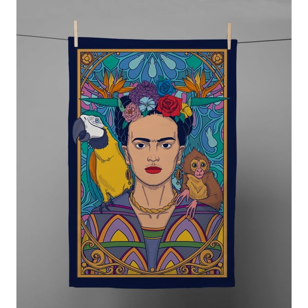 Rätik 50x70 cm Frida ArtDeco - Frida Kahlo