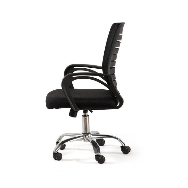 Must polsterdatud kontoritool Evon - Bonami Essentials-image-3