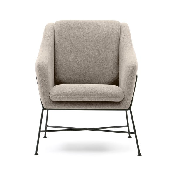 Beež tugitool Brida - Kave Home-image-2