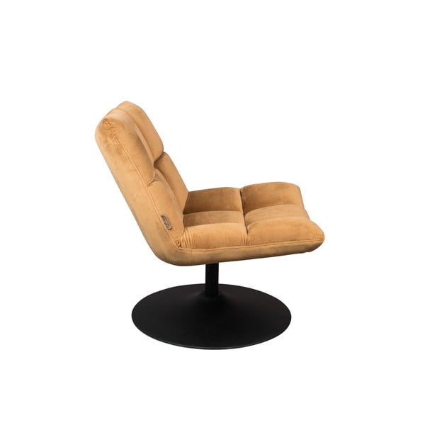 Sinepivärvi sametist tugitool Bar - Dutchbone-image-3