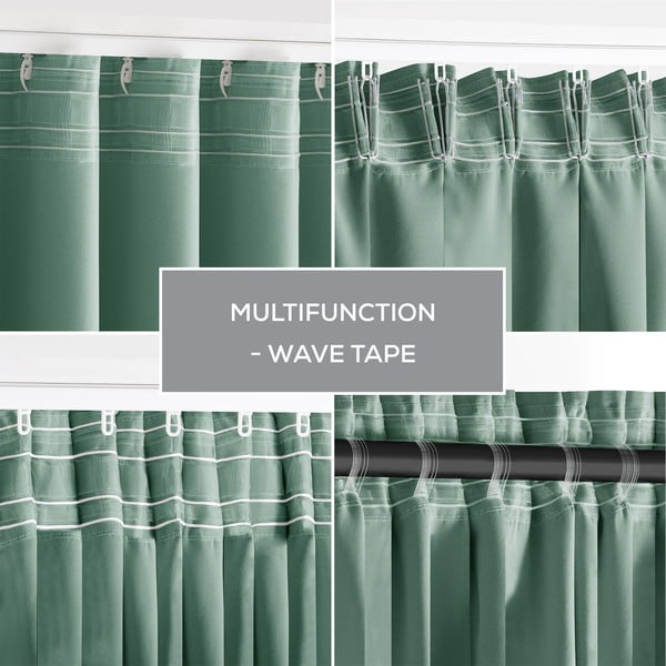 Heleroheline pimendav termokardin 140x270 cm Pleat - Restilo-image-2