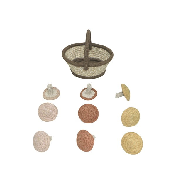 Beež puuvillane laste mänguvaip 120x160 cm Mushroom Forest - Lorena Canals-image-3