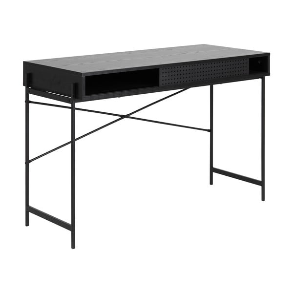 Töölaud musta lauaplaadiga 50x110 cm Angus – Actona-image-4