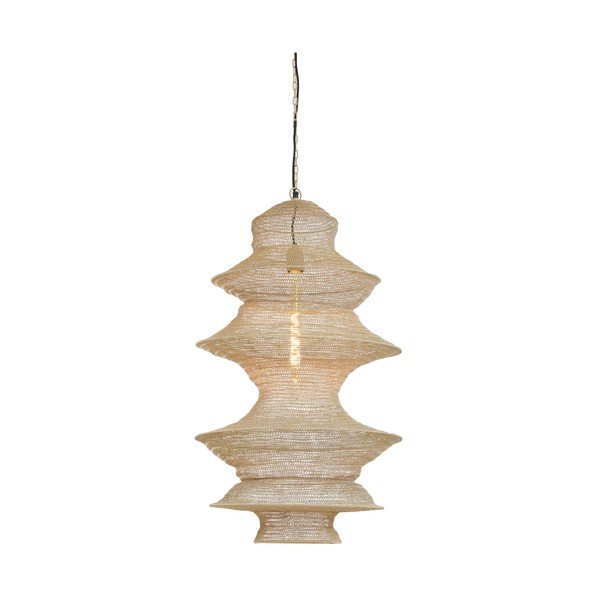 Beež metallist rippvalgusti Nakisha - Light & Living-image-1