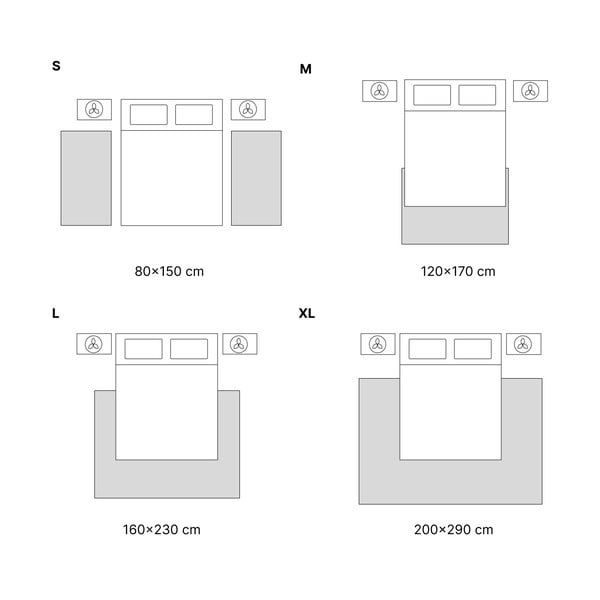 Kreemjas vaip Aloe Liso, 80 x 150 cm - Universal-image-3