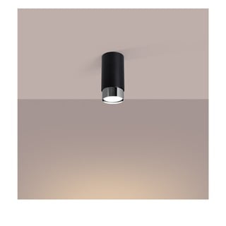 Must-hõbedane laevalgusti Crown - Nice Lamps