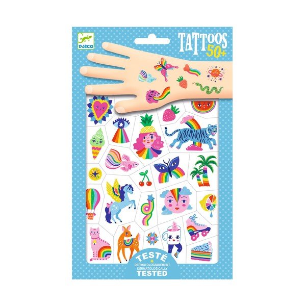 Laste tatoveeringud Rainbow – Djeco-image-1