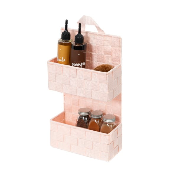 Heleroosa kahekorruseline rippuv korv Bristol - Compactor-image-4