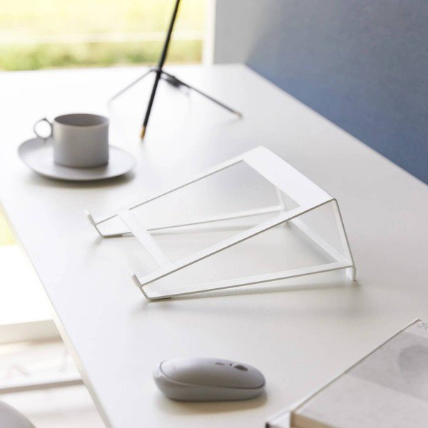 Valge metallist sülearvutialus Tower - YAMAZAKI-image-1