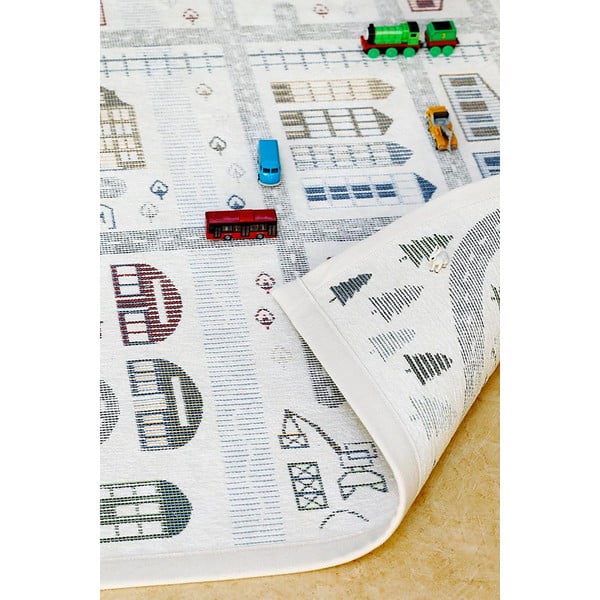 Valge kahepoolne laste vaip , 160 x 230 cm Ülejõe - Narma-image-2