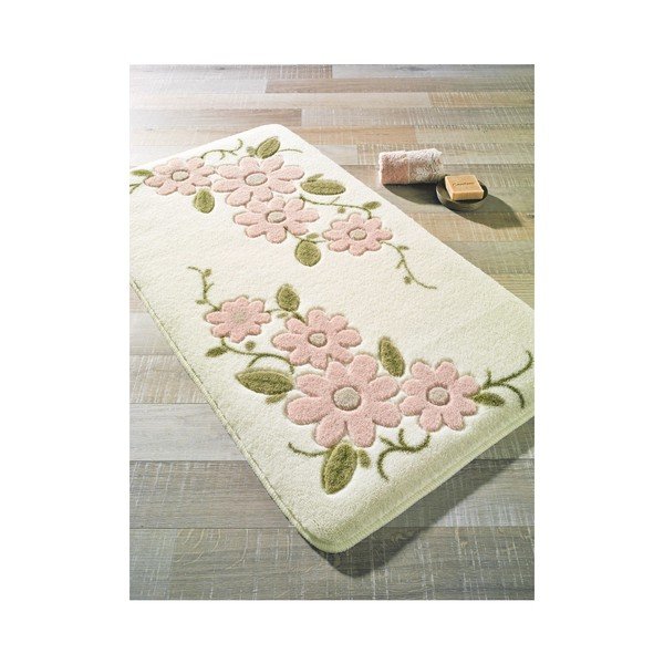 Bílá předložka do koupelny Confetti Bathmats Margherita, 50 x 57 cm-image-3