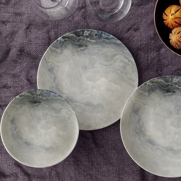 Portselanist söögikomplekt 24 tk Lagoon - Güral Porselen-image-1