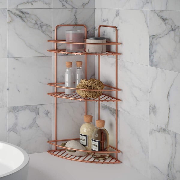 Vannitoa nurgariiul kolme korrusega Copper - Metaltex-image-1