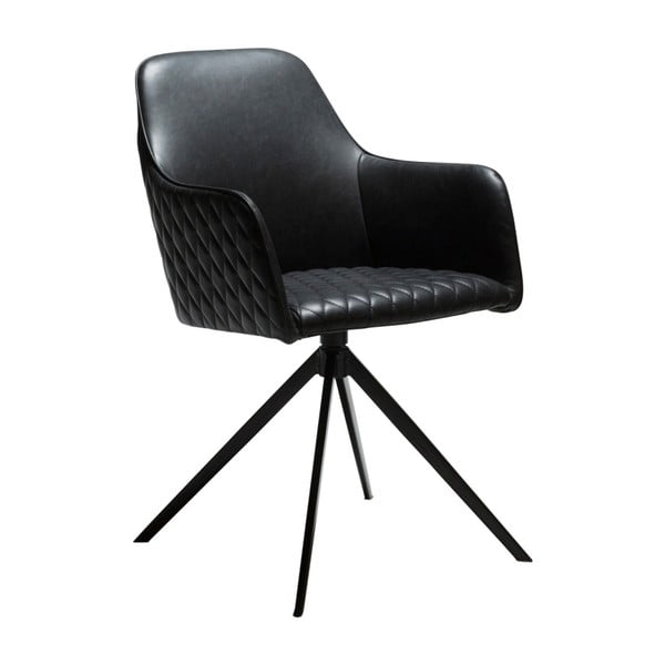 Černá jídelní židle s područkami DAN-FORM Denmark Twine