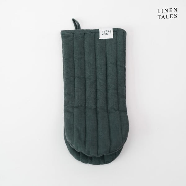 Linane pajakinnas Forest Green - Linen Tales-image-2