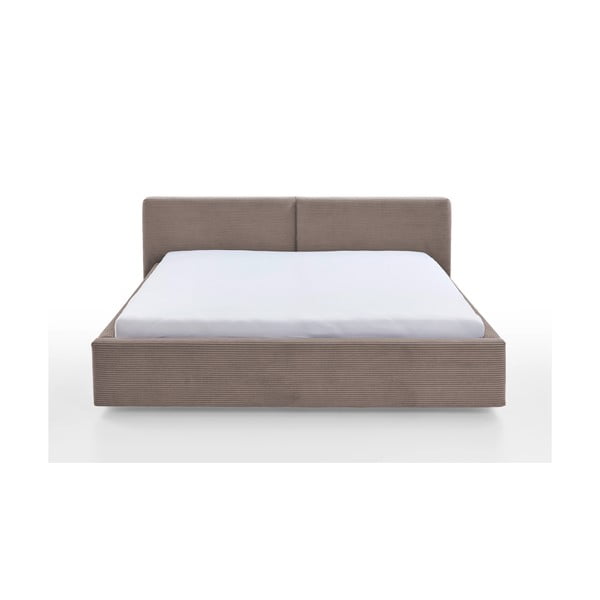 Helepruun kaheinimesevoodi koos panipaigaga 200x200 cm Cube - Meise Möbel-image-3