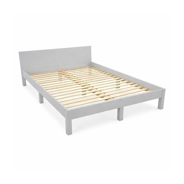 Helehall kahekordne voodi pöögipuidust, riiulid 160x200 cm Dabi - Ragaba