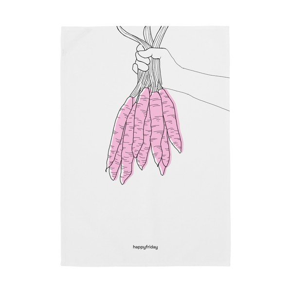 Puuvillased rätikud 2 tk komplektis 50x70 cm Carrots - Happy Friday-image-2