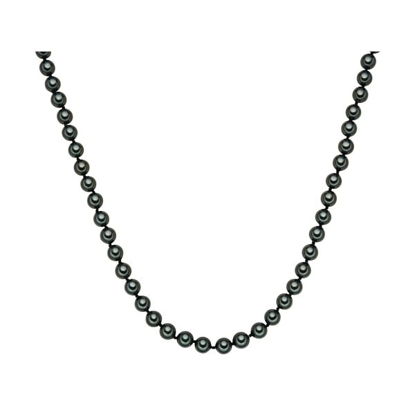 Zelený perlový náhrdelník Perldesse, ⌀ 0,8 mm, délka 45 cm