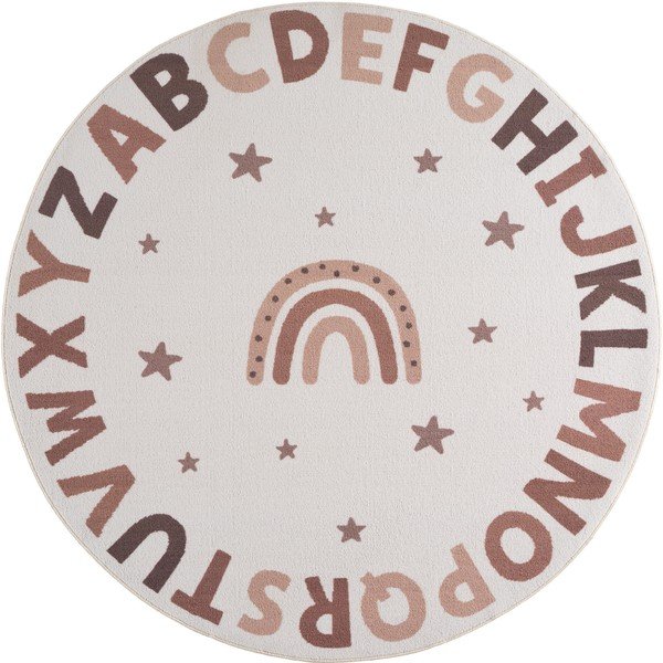 Kreemjas pestav lastevaip ø120 cm Coco 1133 - Ayyildiz Carpets