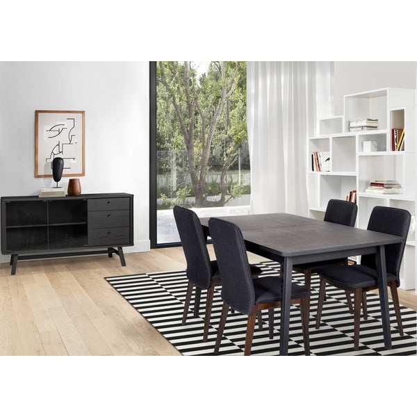 Must söögilaud Skagen - Woodman-image-1