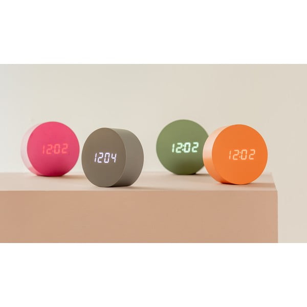 Digitaalne äratuskell ø 9 cm Spry Round - Karlsson-image-1