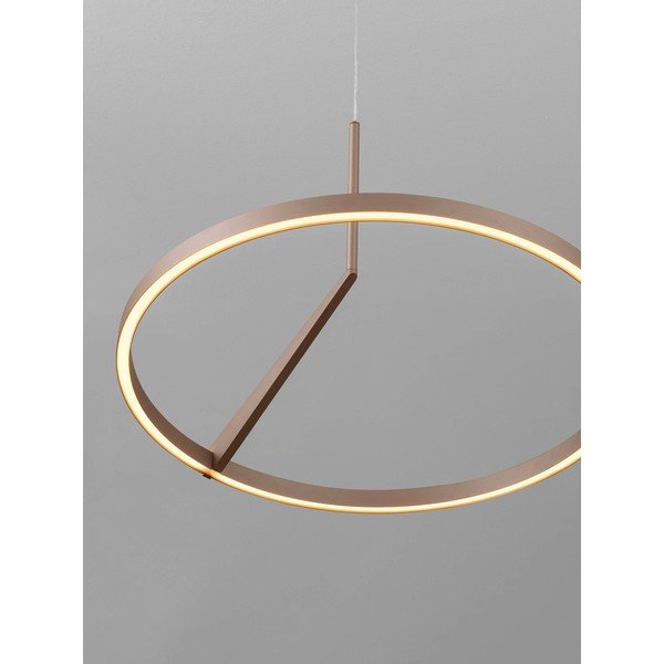 Alumiiniumist hämardatav LED-rippvalgusti roosakuldses värvitoonis, läbimõõduga 60 cm Tilia - Nova Luce-image-2