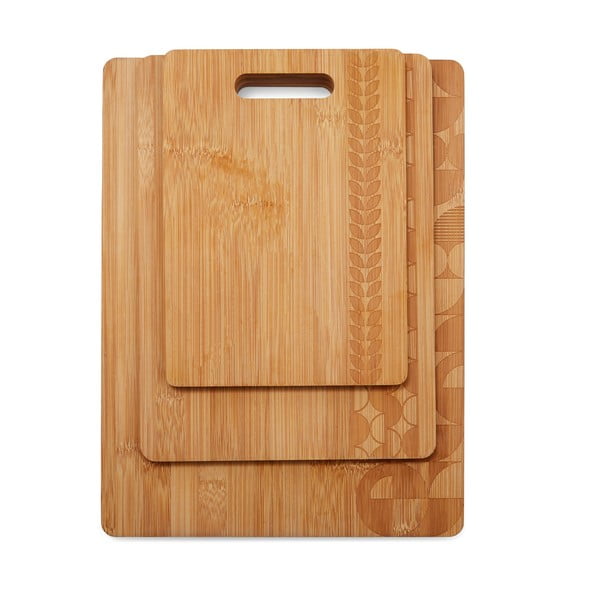 Bambusest lõikelaudade komplekt 3 tk 30x39,5 cm - Cooksmart ®
