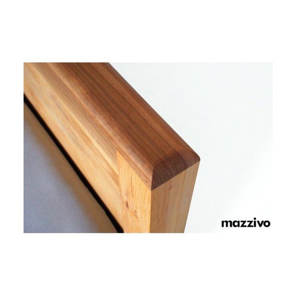 Postel Bolsano z olšového dřeva, 160x200 cm, bezbarvý vosk-image-2
