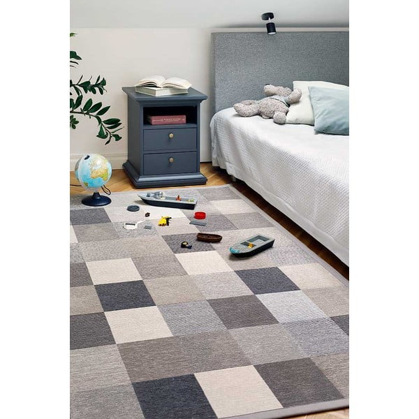 Pruun ja beež lastevaip 200x140 cm Laeva - Narma-image-3